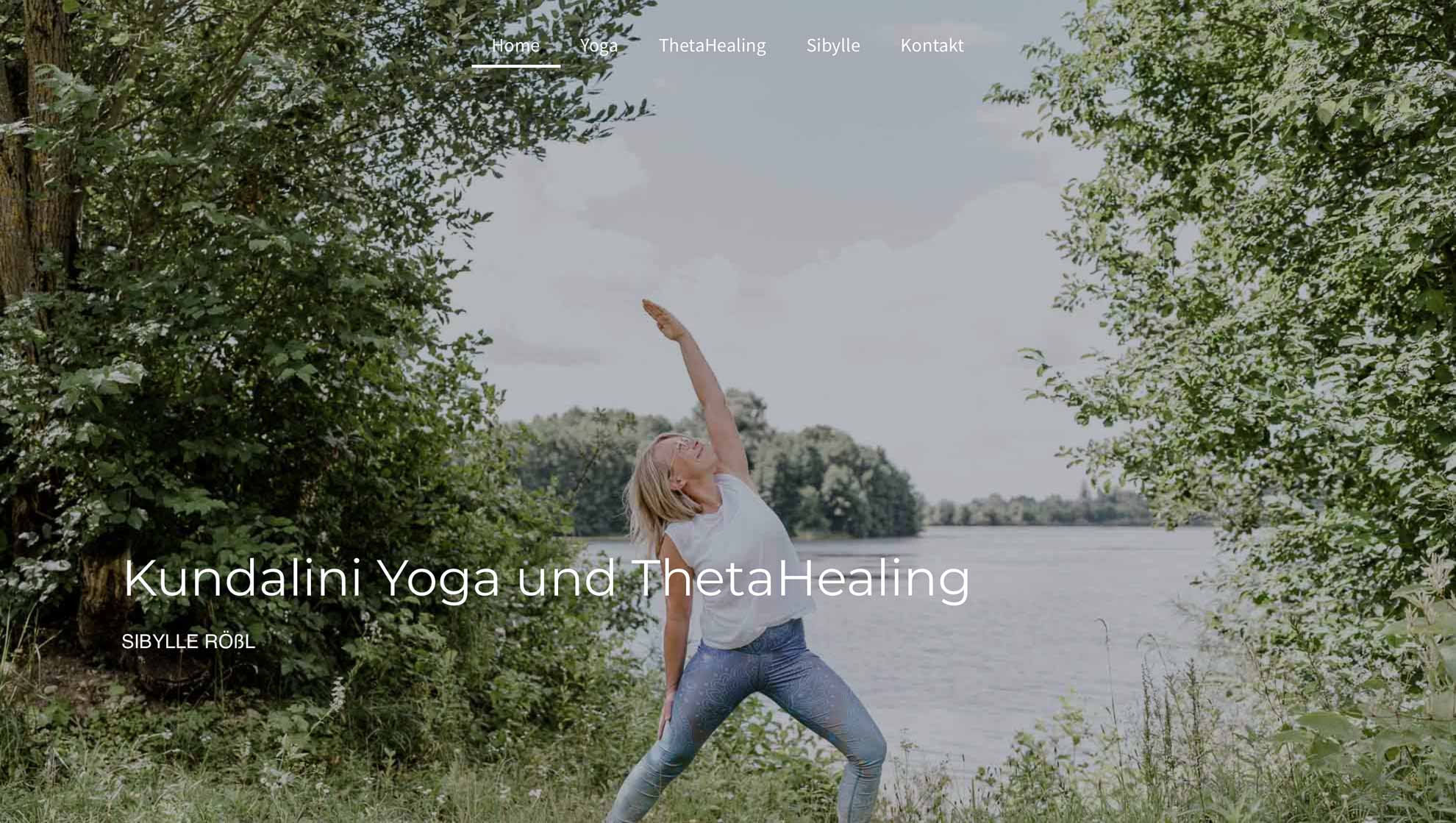 Website für Yoga gestaltet von Oh Nord Studio